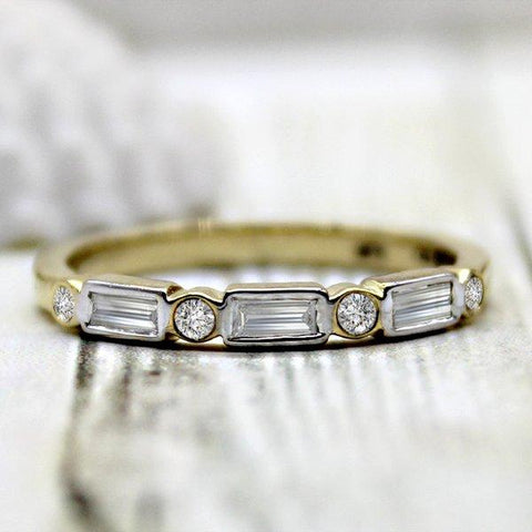 Baguette Diamond Eternity Bands