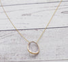 Natural Rose Quartz Fancy oval Cut Love Stone pendant |Dainty Necklace| Minimalist pendant|