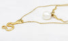 Magnificent Double layered snake| Freshwater pearl necklace| 10k|14k|18k Solid yellow gold|