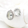 GREEN AMETHYST EARRINGS