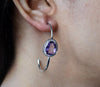 AMETHYST SILVER EARRINGS