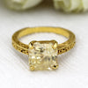 6ct Yellow Sapphire Designer Statement Ring