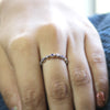 Natural Blue Sapphire Stackable Eternity Band
