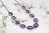 Amethyst halo Necklace