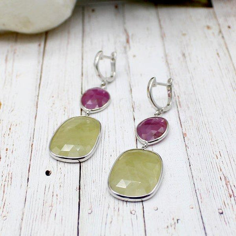 Natural Sapphire Earrings