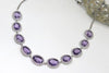 Amethyst halo Necklace
