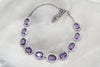 Amethyst halo Necklace