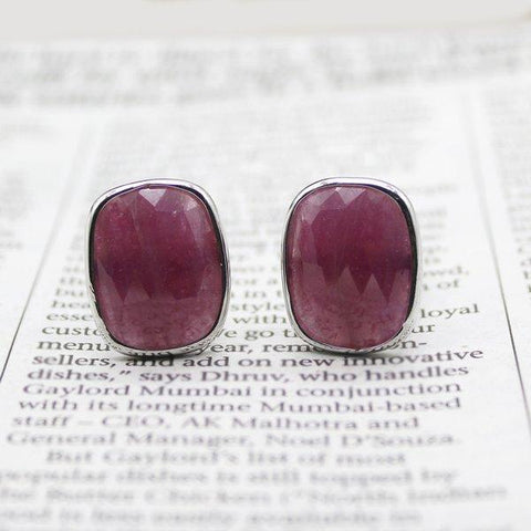 Ruby Cufflinks For Him