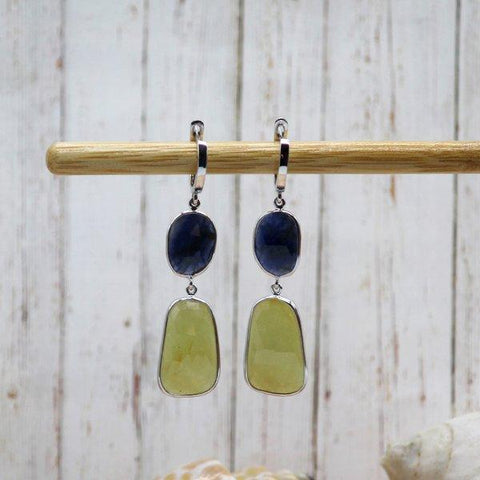 Multi Sapphire Earrings