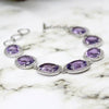 Amethyst Halo bracelet