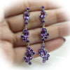 Beautifully Crafted Amethyst Earrings