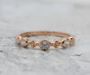 STUNNING STACKABLE RING 1.25 CT| REAL DIAMOND| ANNIVERSARY RING| 14K SOLID ROSE GOLD| DESIGNER BAND| WEDDING BAND| ENGAGEMENT RING