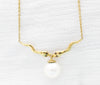 Gorgeous Snake Layering| Water pearl Necklace| 10k|14k|18k Solid Yellow gold|