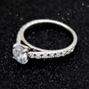 1CT Round-Cut Solitaire With Accents Diamond Engagement Ring