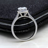 1CT Solitaire Halo Diamond Engagement Ring