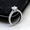14kt White Gold Solitaire Diamond Engagement Ring