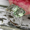 Green Amethyst Fine Ring