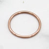 9kt 1MM Thin Rose Gold Wedding Band Dainty Stacking Ring