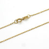 18k Solid Yellow Gold Beaded or Ball Chain