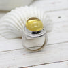 Citrine Oval Cabochon Statement Ring