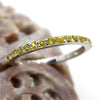 yellow sapphire Stackable Ring