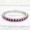 Ruby Stackable Fine Wedding Ring