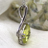 Lime Quartz Fine Necklace Pendant