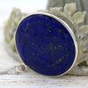 Natural Lapis Lazuli Huge Round Statement Pendant