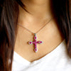 Natural Ruby Religious Necklace Pendant