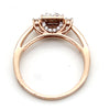 18k Rose Gold Natural Diamond Ring Engagement Ring