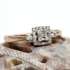 18k Rose Gold Natural Diamond Ring Engagement Ring