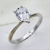 0.90 CT Pear Solitaire Diamond Engagement Ring GIA Certified
