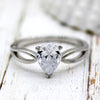 Pear Cut 0.90 CT GIA Certified Diamond Solitaire Engagement Ring