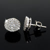 Swarovski Diamond Oval Stud Earrings