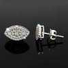 Swarovski Diamond Marquise Stud Earrings