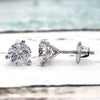 Round Cut Classic Solitaire Swarovski High Quality Stud Earrings