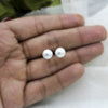 8 MM Round Pearl Classic Stud Earrings
