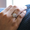 1.50 TCW Double Halo Engagement Ring