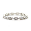 Marquise Full Eternity Stackable Band