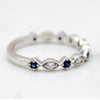 Natural Blue Sapphire Eternity Band