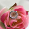 Natural Rose Quartz Love Stone Ring