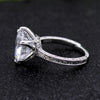 8.50 Ct Round Solitaire Diamond Engagement 9kt White Gold Ring