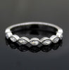 Marquise Eternity Stackable Wedding Band/Ring