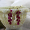 Love Drop Ruby Earrings
