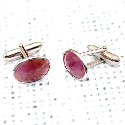 Charming Touch Ruby Cufflinks