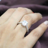 2.5 CT Solitaire with Accents Ring