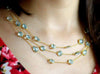 Sky Blue Topaz 3 Layer Necklace