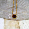 Red Garnet Delicate Pendant