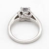 Diamond Simulated Engagement & Wedding Ring