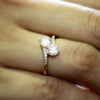 1.4 CT Moissanite Engagement Fine Ring